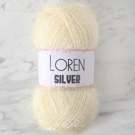 Loren RS0065 34071 Silver Krem El Örgü İpi