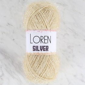 Loren RS0066 34094 Silver Bej El Örgü İpi