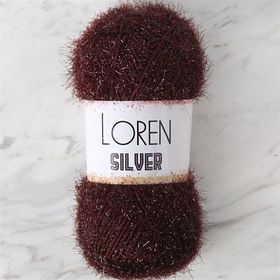Loren RS0093 34089 Silver Kahverengi El Örgü İpi