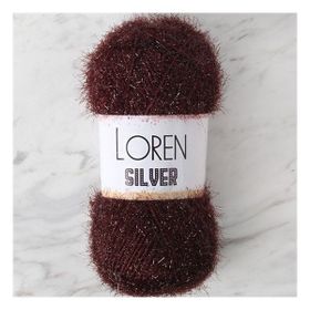 Loren RS0093 34089 Silver Kahverengi El Örgü İpi