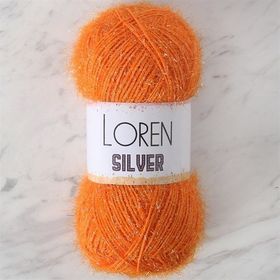 Loren RS0103 34086 Silver Turuncu El Örgü İpi