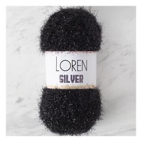 Loren RS1001 34093 Silver Siyah El Örgü İpi