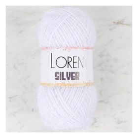 Loren Silver 34068 RS Optik Beyaz El Örgü İpi