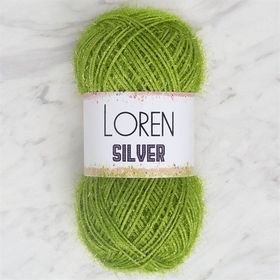 Loren Silver 34099 RS0047 Yeşil El Örgü İpi