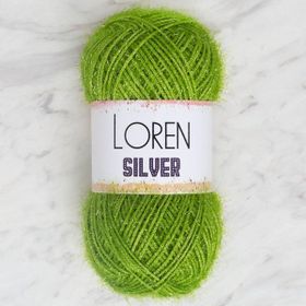 Loren Silver 34099 RS0047 Yeşil El Örgü İpi