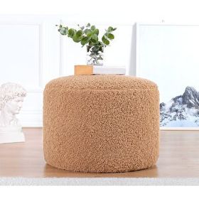 Lorence Home Camel Skylee Kürk Puf