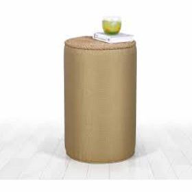 Lorence Home Filika Sehpa Gold Puf