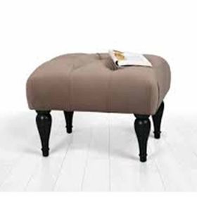 Lorence Home Floral Kahve Puf