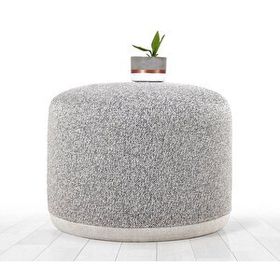 Lorence Home Gri Cedre Puf