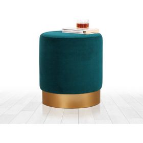 Lorence Home Memfis Petrol Yeşili Puf
