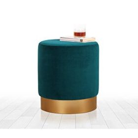 Lorence Home Memfis Petrol Yeşili Puf