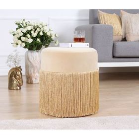 Lorence Home Merkür Püsküllü Altın Puf