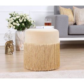 Lorence Home Merkür Püsküllü Altın Puf