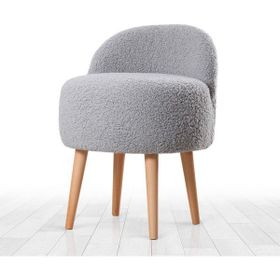Lorence Home Merkür Püsküllü Gri Puf