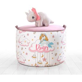Lorence Home Pembe Lodie Çocuk Puf