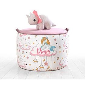 Lorence Home Pembe Lodie Çocuk Puf