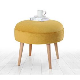 Lorence Home Romley Sarı Puf