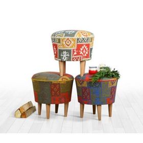Lorence Home Rug Mavi Puf