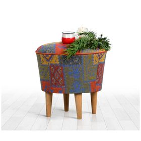Lorence Home Rug Mavi Puf