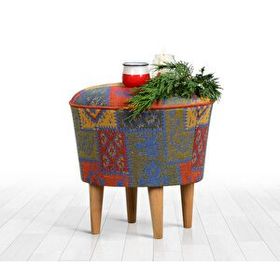 Lorence Home Rug Mavi Puf