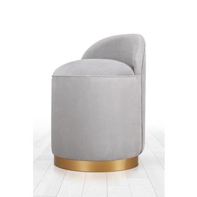 Lorence Home TY1069 Açık Gri Dover Puf