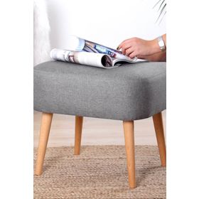 Lorence Home TY2205 Parrot Açık Gri Puf