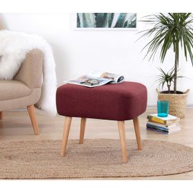 Lorence Home TY2209 Bordo Parrot Bordo Puf