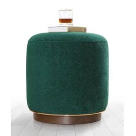 Lorence Home TY3081 Zümrüt Yeşili Zeone Puf