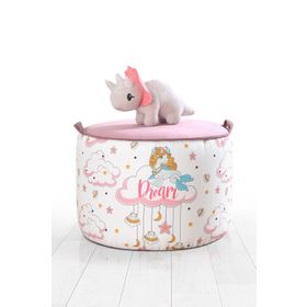 Lorence Home TY3387 Pembe Lodie Çocuk Puf