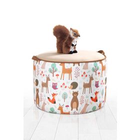 Lorence Home TY3388 Kahve Çocuk Lodie Puf