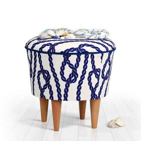 Lorence Home TY6002 Renkli Cunda Halat Puf