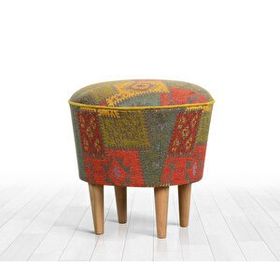 Lorence Home TY6050 Yeşil Rug Yeşil Puf