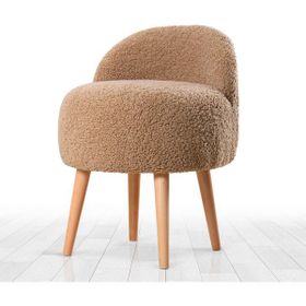 Lorence Home TY8905 Kahve Raccoon Kürk Puf