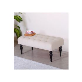 Lorence Home TY9018 Krem Missus BenchKrem Puf