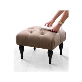 Lorence Home TY9040 Kahve Floral Kahve Puf