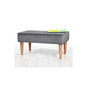 Lorence Home TY9056 Gri Square Gri Puf