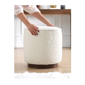 Lorence Home TY94233 Hellin Kürk Puf