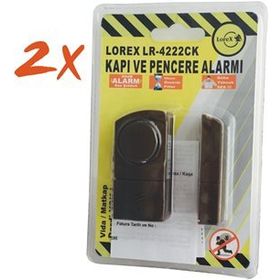 Lorex LR-4222CK 2'li Kahverengi Kapı Pencere Alarmı