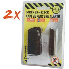 Lorex LR-4222CK 2'li Kahverengi Kapı Pencere Alarmı