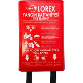 Lorex LR-FB1015B 100 x 150 cm Kutulu Yangın Battaniyesi