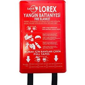 Lorex LR-FB1015B 100 x 150 cm Kutulu Yangın Battaniyesi