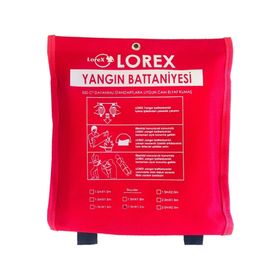 Lorex LR-FB1512C Çantalı 1,5x1,2 m Yangın Battaniyesi