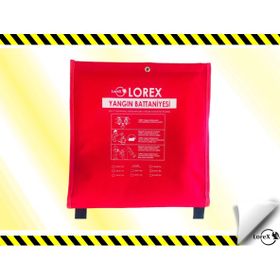 Lorex LR-FB1515CP 150x150 cm Premium Çantalı Yangın Battaniyesi