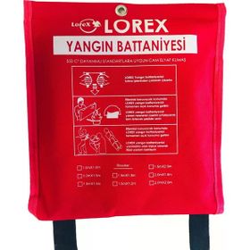 Lorex LR-FB1515CP 150x150 cm Premium Çantalı Yangın Battaniyesi