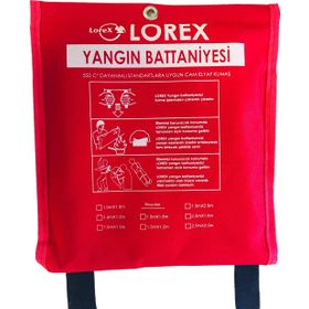 Lorex LR-FB1515CP 150x150 cm Premium Çantalı Yangın Battaniyesi