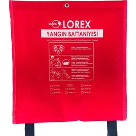 Lorex LR-FB1518C 150x180 cm Çantalı Yangın Söndürme Battaniyesi