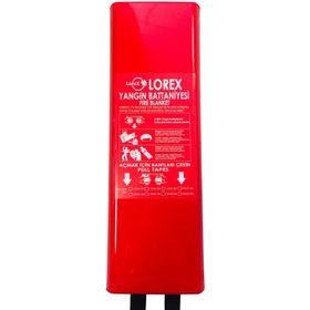 Lorex LR-FB2015B 200x150 cm Kutulu Yangın Battaniyesi