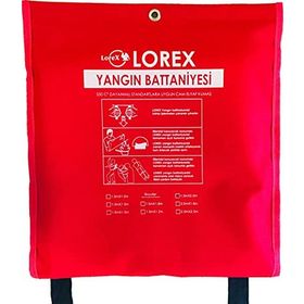 Lorex LR-FB2015CP 200x150 cm Premium Çantalı Yangın Battaniyesi
