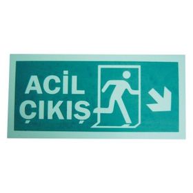 Lorex LR-FRD Fotolüminesans Fosforlu Sağ-Aşağı Yön Levhası