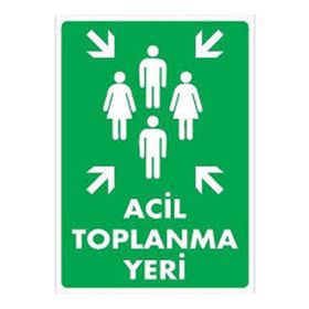 Lorex LR-IS245 Acil Toplanma Yeri Uyarı Levhası